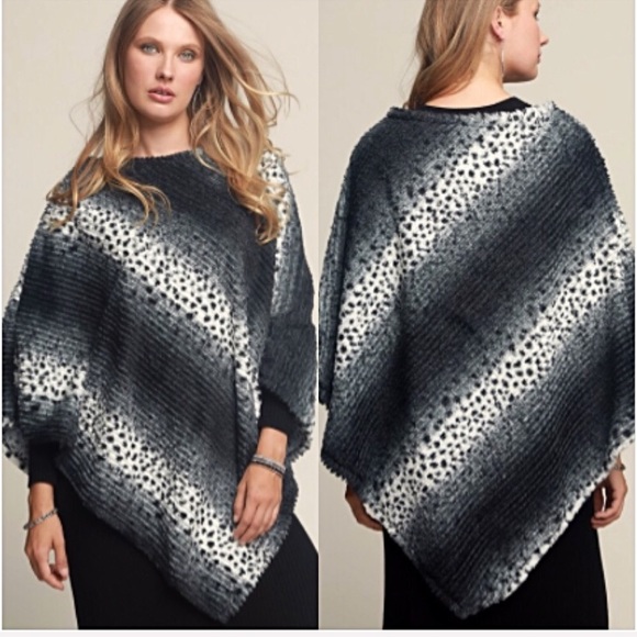 Sooo Soft Boho Poncho Wrap One Size - Picture 3 of 8